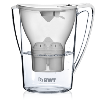 bwt Tischwasserfilter Penguin 2,7 Liter, weiß, 2 Kartuschen